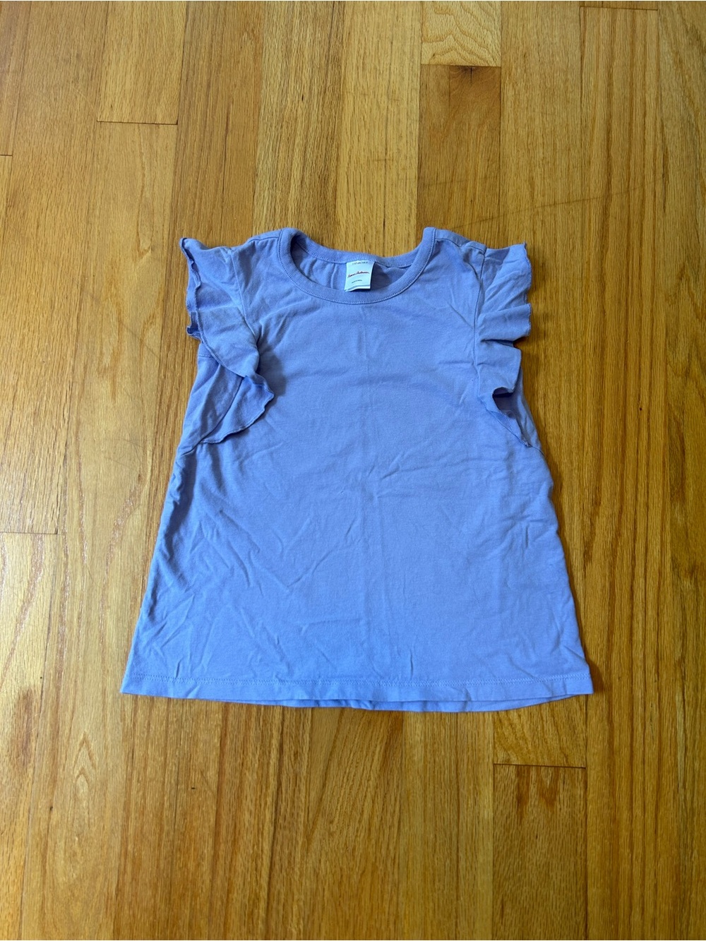 Hanna Andersson Lavender Ruffle Tank Top